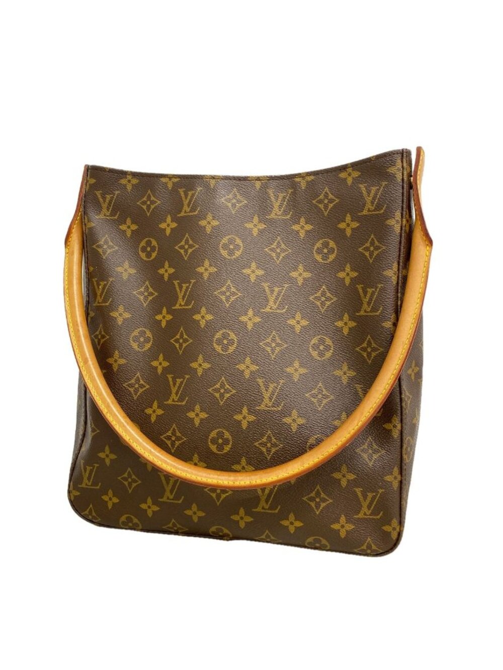 Louis Vuitton Shoulder Bag Monogram Looping GM Brown